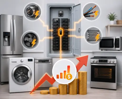 Why Appliance Tripping Breaker Problems Increase Energy Costs Appliance Tripping Breaker